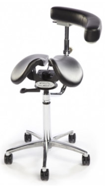 salli saddle chair sattelstuhl elbow support